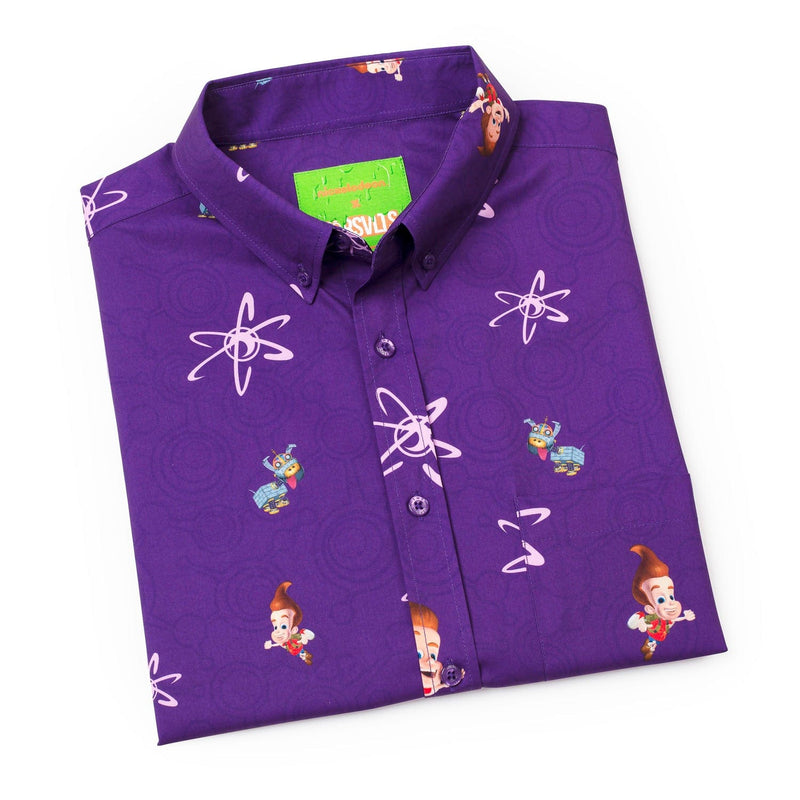 RSVLTS Brain Blast KUNUFLEX Short Sleeve Shirt in Purple — detail 8