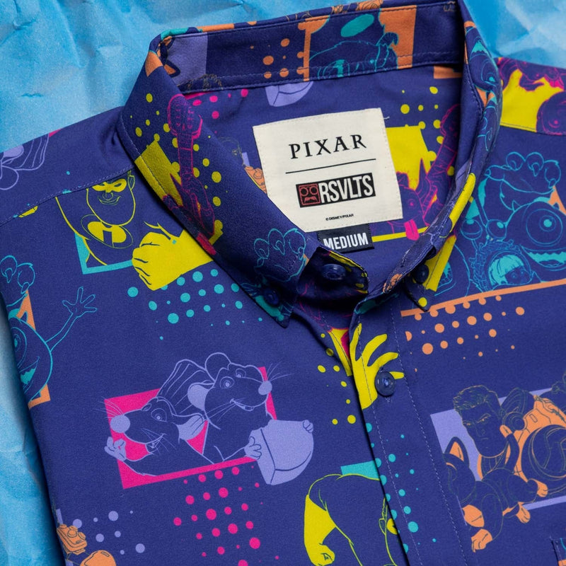RSVLTS Adventure Partners KUNUFLEX Short Sleeve Shirt in Purple — detail 3