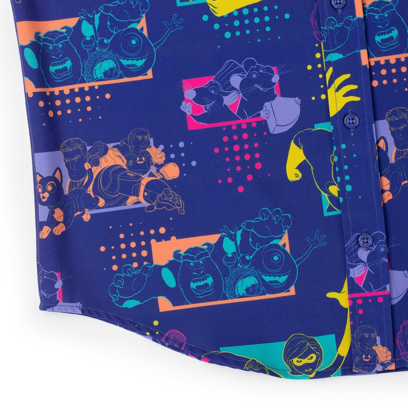 RSVLTS Adventure Partners KUNUFLEX Short Sleeve Shirt in Purple — detail 6