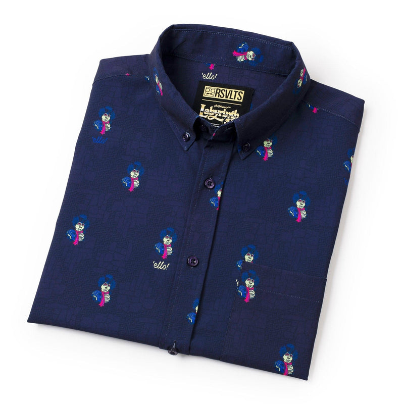 RSVLTS Ello! KUNUFLEX Short Sleeve Shirt in Blue — detail 9