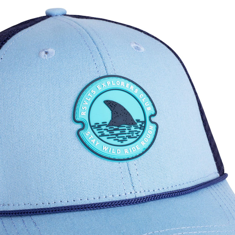 RSVLTS Stay Wild Shark Trucker Hat — detail 2