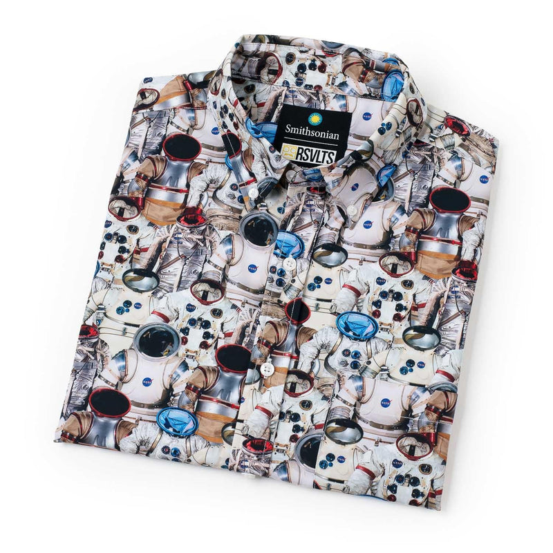 RSVLTS Suit Up KUNUFLEX Short Sleeve Shirt in Multicolor — detail 4