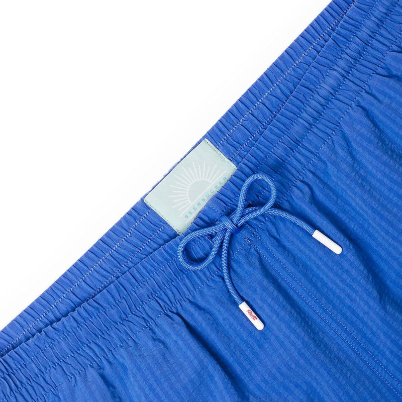 RSVLTS Regatta Stretch Seersucker Hybrid Shorts in Blue — detail 2