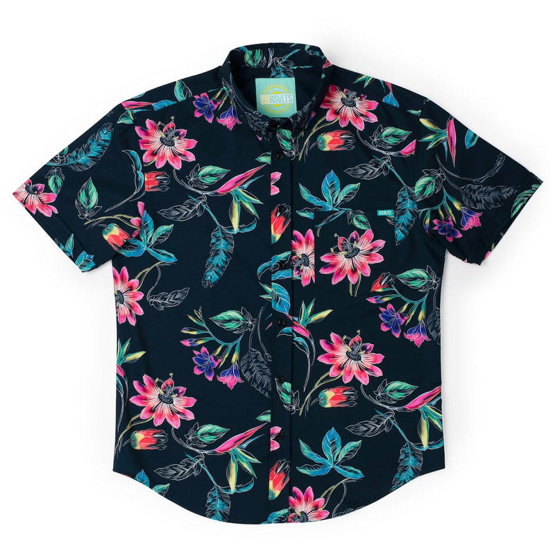 RSVLTS Spring Sketches KUNUFLEX Short Sleeve Shirt — detail 2