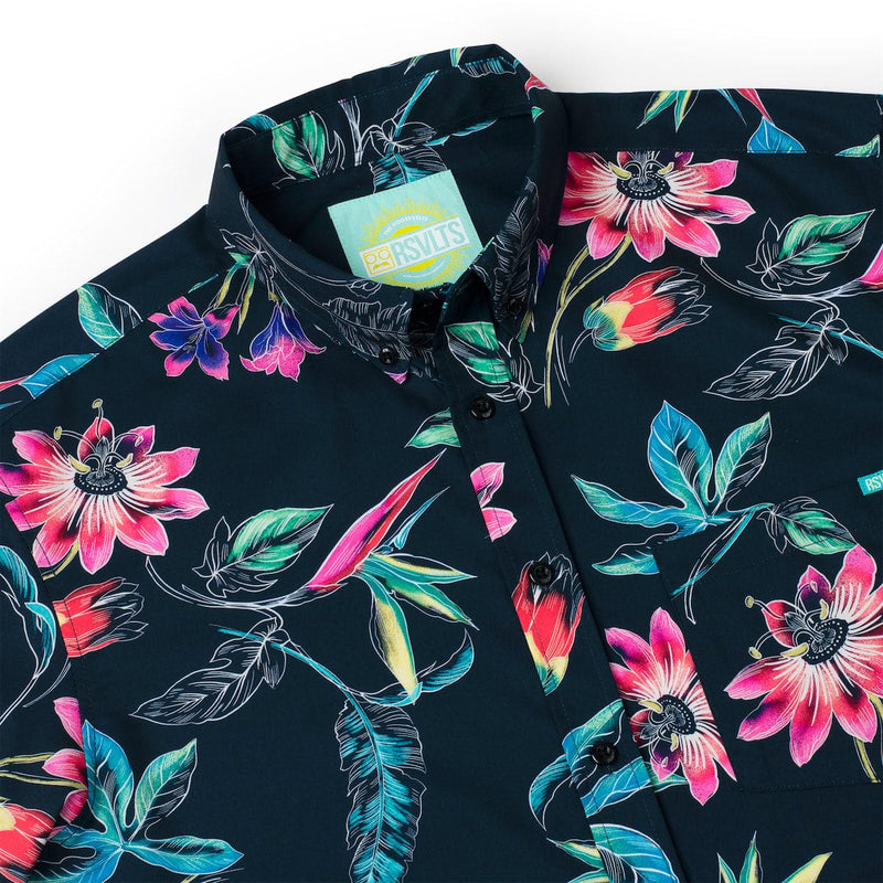 RSVLTS Spring Sketches KUNUFLEX Short Sleeve Shirt — detail 4