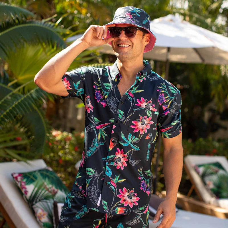 RSVLTS Spring Sketches KUNUFLEX Short Sleeve Shirt — detail 5