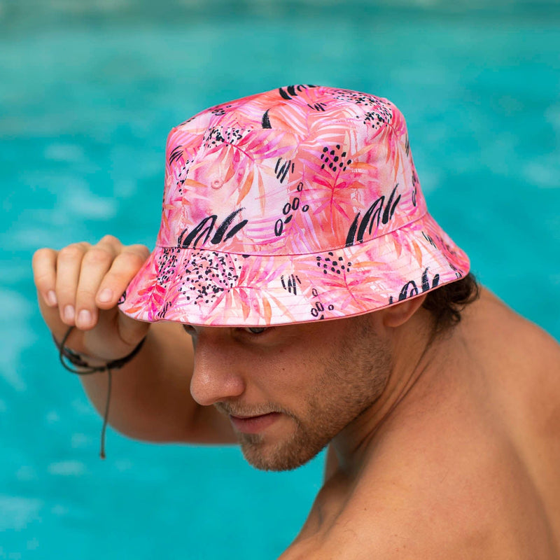 RSVLTS Strawberry Margarita Reversible Bucket Hat — detail 2