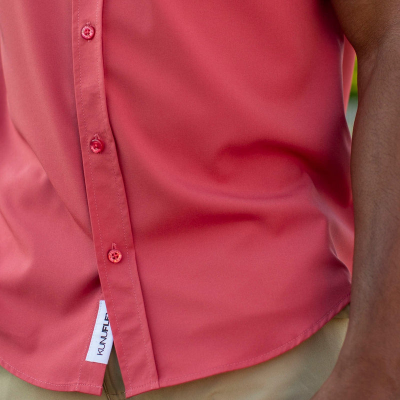 RSVLTS Siesta Red KUNUFLEX Short Sleeve Shirt — detail 2