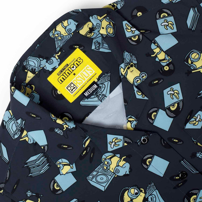 RSVLTS Minionmix Women's KUNUFLEX Short Sleeve Shirt in Blue — detail 2