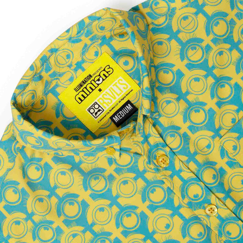 RSVLTS For Your Eye Only Youth KUNUFLEX Short Sleeve Shirt in Blue — detail 2