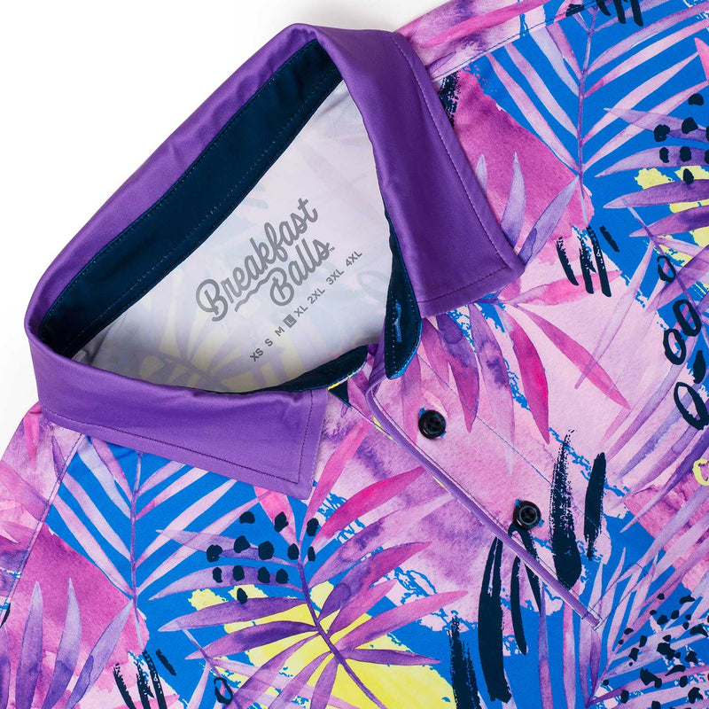 RSVLTS Plum Lake All-Day Polo in Purple — detail 2