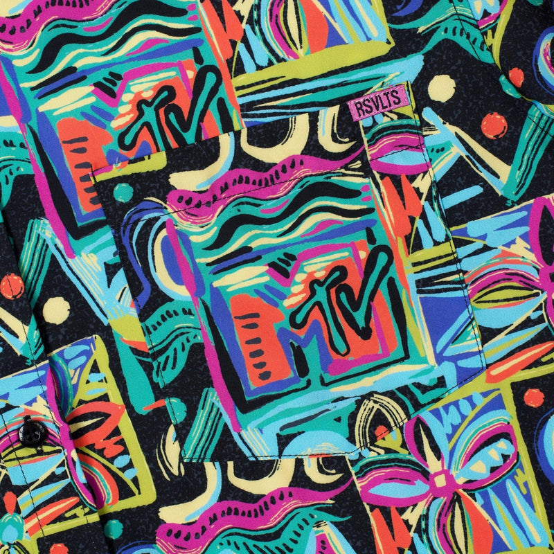 RSVLTS Panama City Beach KUNUFLEX Short Sleeve Shirt in Multicolor — detail 2