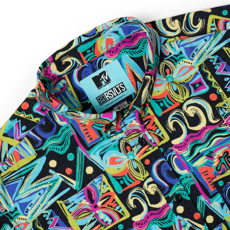 RSVLTS Panama City Beach KUNUFLEX Short Sleeve Shirt in Multicolor — detail 4