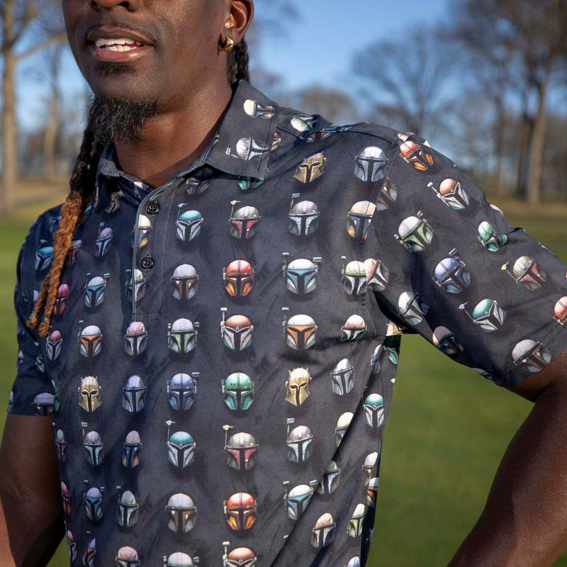 RSVLTS This Is The Way All-Day Polo in Black — front view