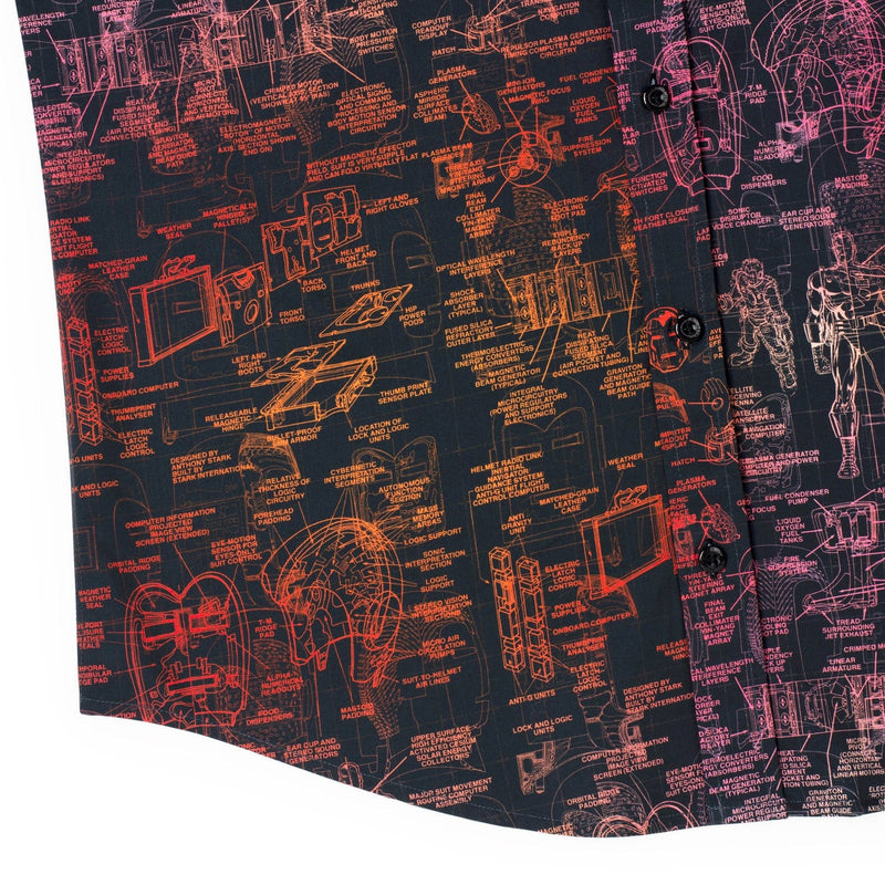 RSVLTS The J.A.R.V.I.S. KUNUFLEX Short Sleeve Shirt in Black — detail 3