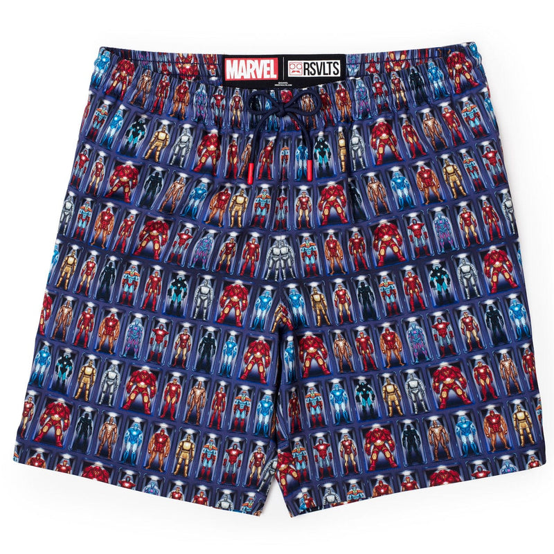 RSVLTS Hall of Armor Hybrid Shorts in Multicolor — front view
