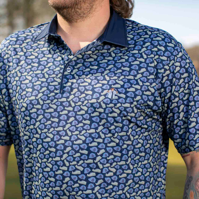 RSVLTS Nail Comes Out Next Week All-Day Polo in Blue — detail 2