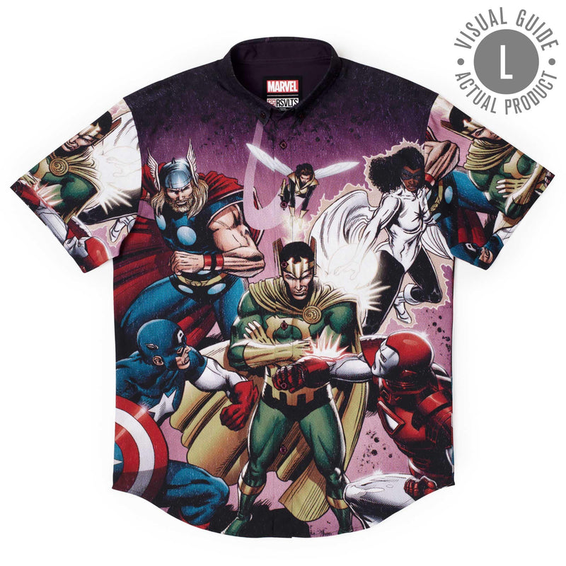 RSVLTS Asgard’s Worst KUNUFLEX Short Sleeve Shirt in Black — detail 10