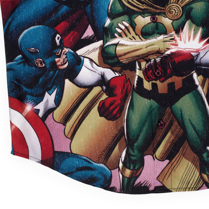 RSVLTS Asgard’s Worst KUNUFLEX Short Sleeve Shirt in Black — detail 6