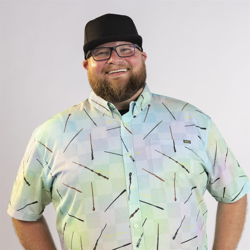 RSVLTS Ollivander’s Boldest KUNUFLEX Short Sleeve Shirt in Multicolor — detail 10