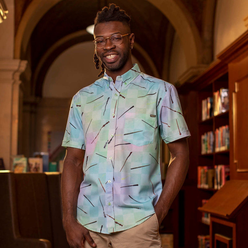 RSVLTS Ollivander’s Boldest KUNUFLEX Short Sleeve Shirt in Multicolor — detail 2