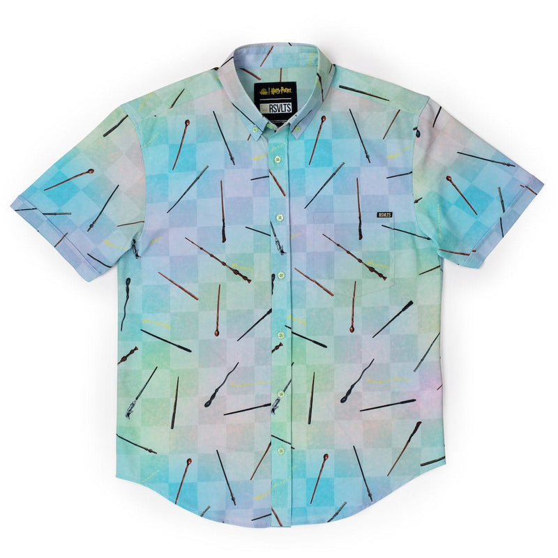 RSVLTS Ollivander’s Boldest KUNUFLEX Short Sleeve Shirt in Multicolor — detail 3