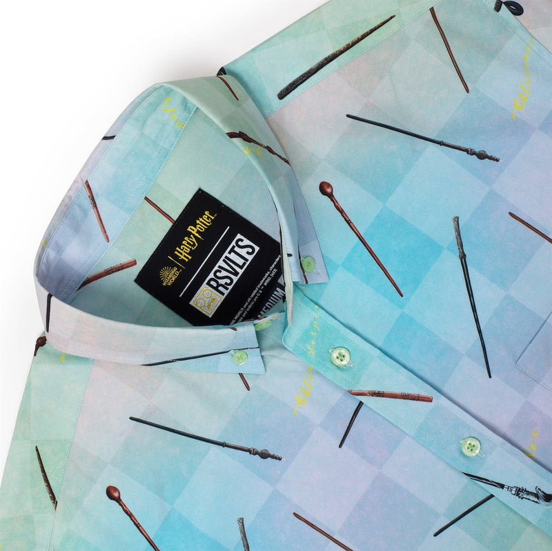 RSVLTS Ollivander’s Boldest KUNUFLEX Short Sleeve Shirt in Multicolor — detail 6