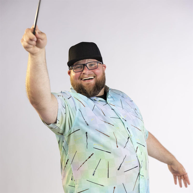 RSVLTS Ollivander’s Boldest KUNUFLEX Short Sleeve Shirt in Multicolor — detail 9