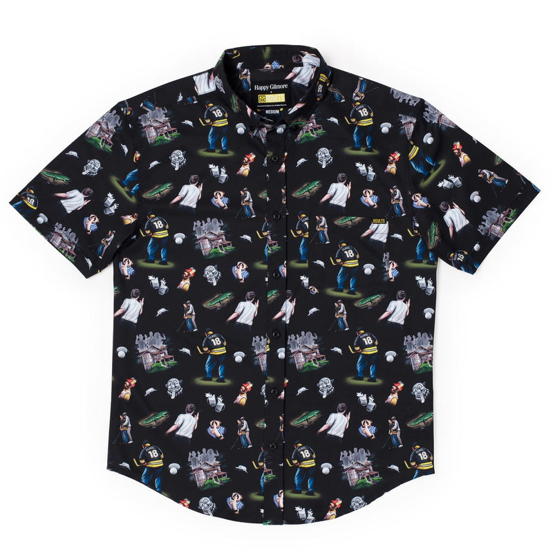 RSVLTS It’s All in the Hips KUNUFLEX Short Sleeve Shirt in Black — detail 3