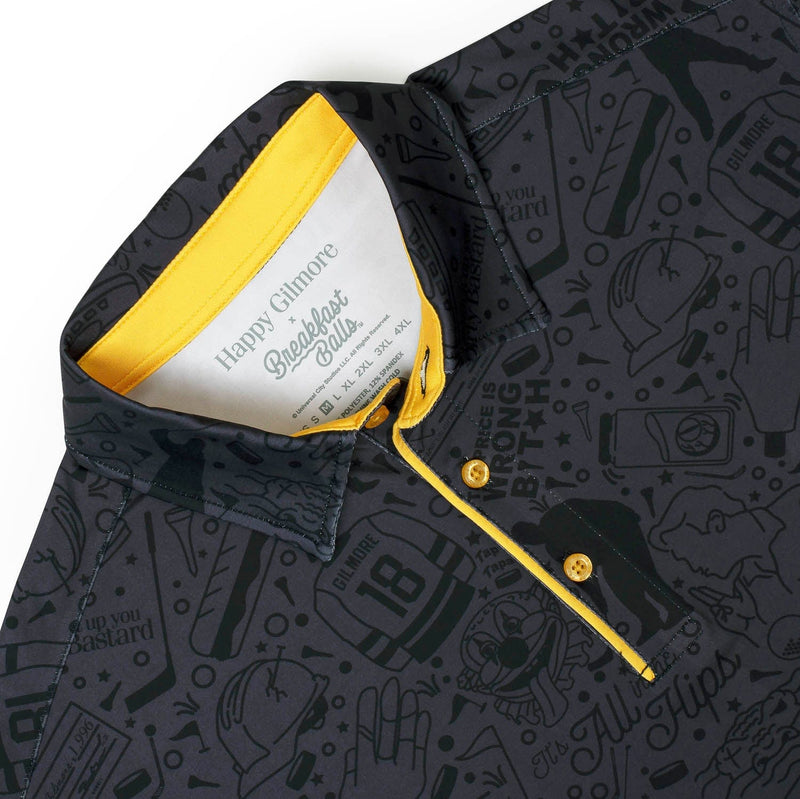 RSVLTS Just Tap It In All-Day Polo in Black — detail 3