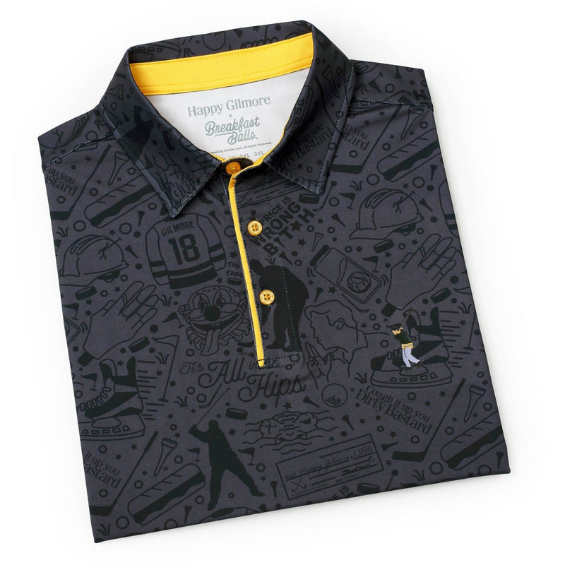 RSVLTS Just Tap It In All-Day Polo in Black — detail 8