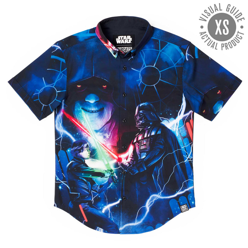 RSVLTS Like My Father Before Me KUNUFLEX Short Sleeve Shirt in Blue — detail 6