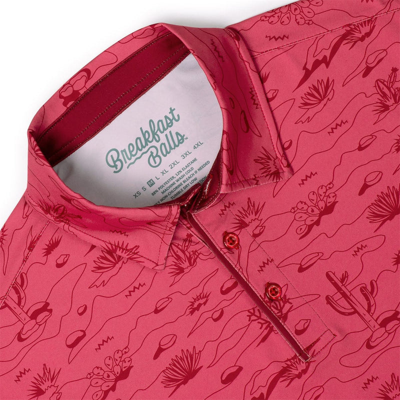 RSVLTS Oasis All-Day Polo in Red — detail 2