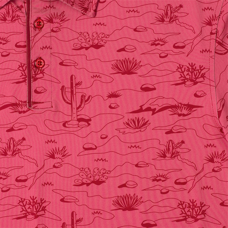 RSVLTS Oasis All-Day Polo in Red — detail 3