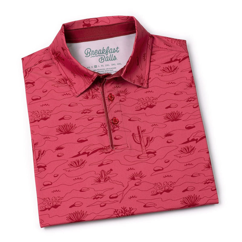RSVLTS Oasis All-Day Polo in Red — detail 5