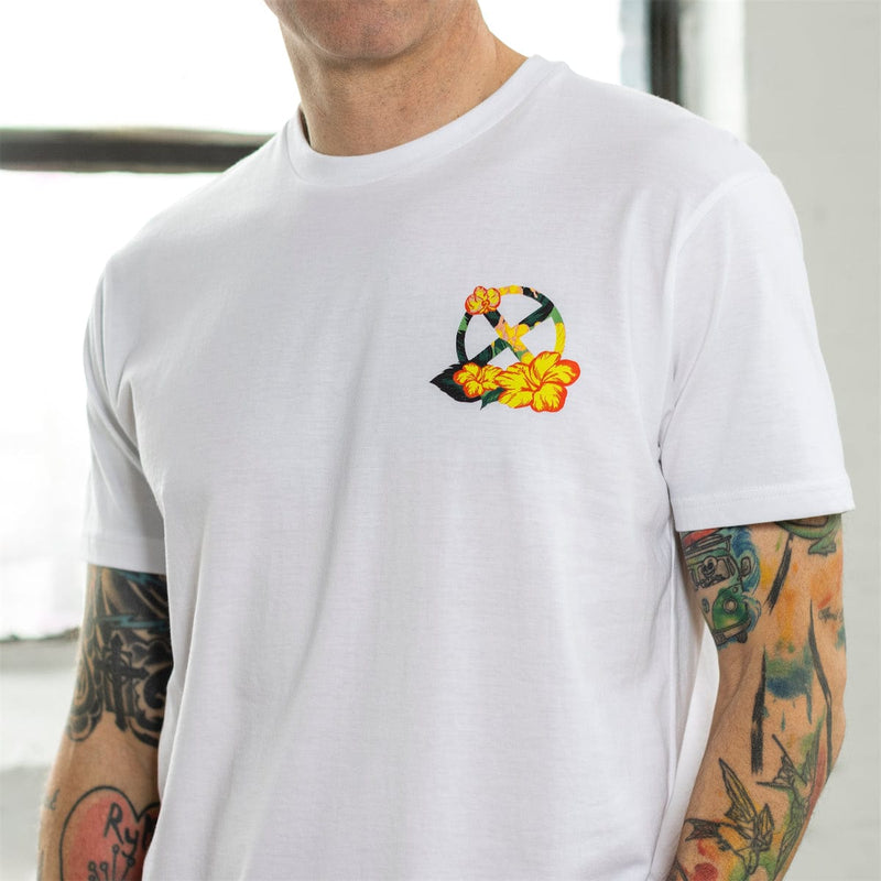RSVLTS Savage Land Crewneck Tee in White — detail 2