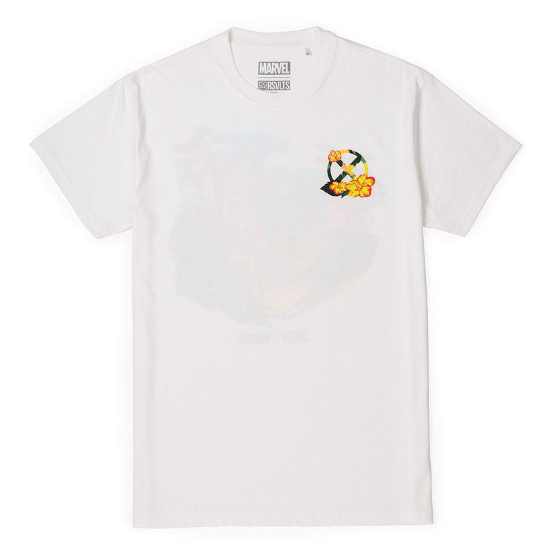 RSVLTS Savage Land Crewneck Tee in White — detail 4