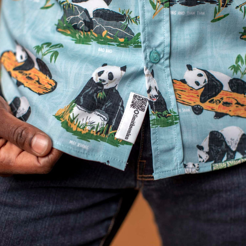 RSVLTS Panda Watch KUNUFLEX Short Sleeve Shirt in Green — detail 5