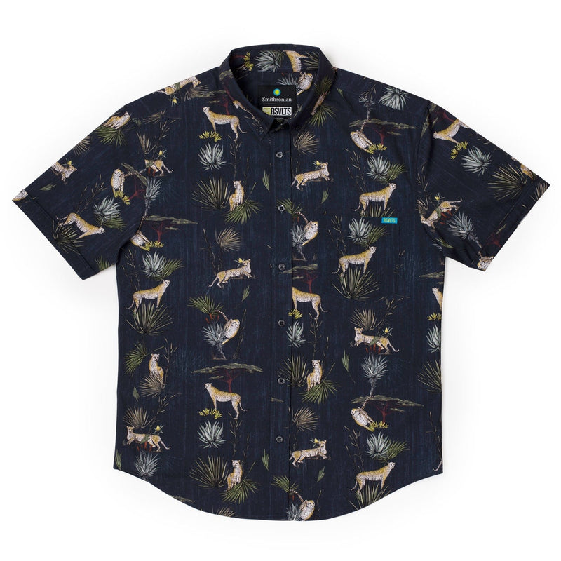 RSVLTS Speed of the Savanna KUNUFLEX Short Sleeve Shirt in Black — detail 3
