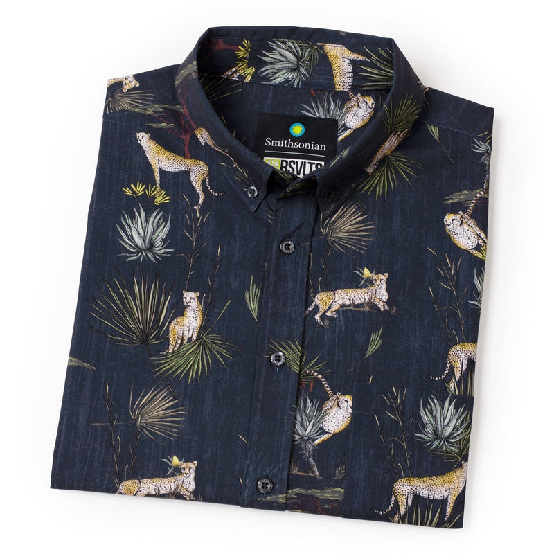 RSVLTS Speed of the Savanna KUNUFLEX Short Sleeve Shirt in Black — detail 7