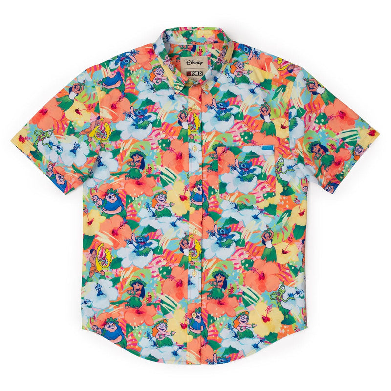 RSVLTS Let’s Dance KUNUFLEX Short Sleeve Shirt in Multicolor — detail 3