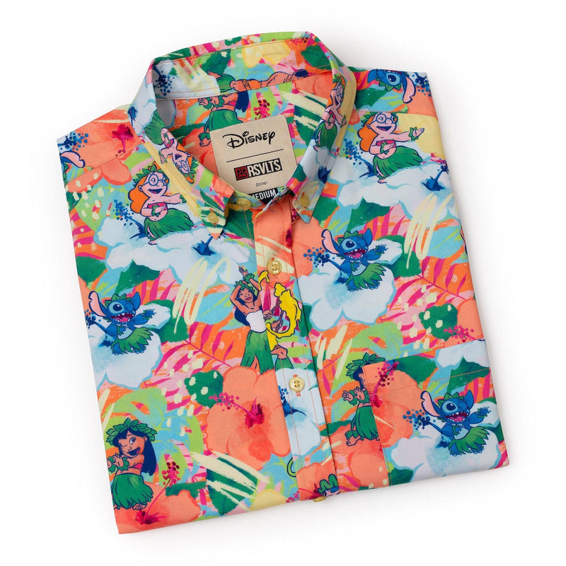 RSVLTS Let’s Dance KUNUFLEX Short Sleeve Shirt in Multicolor — detail 6