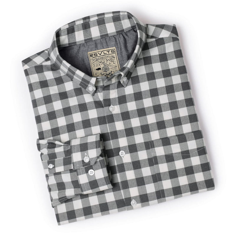 RSVLTS Flanny DeVito BorlandFlex Long Sleeve Flannel (2024 Fit) in Black — detail 8