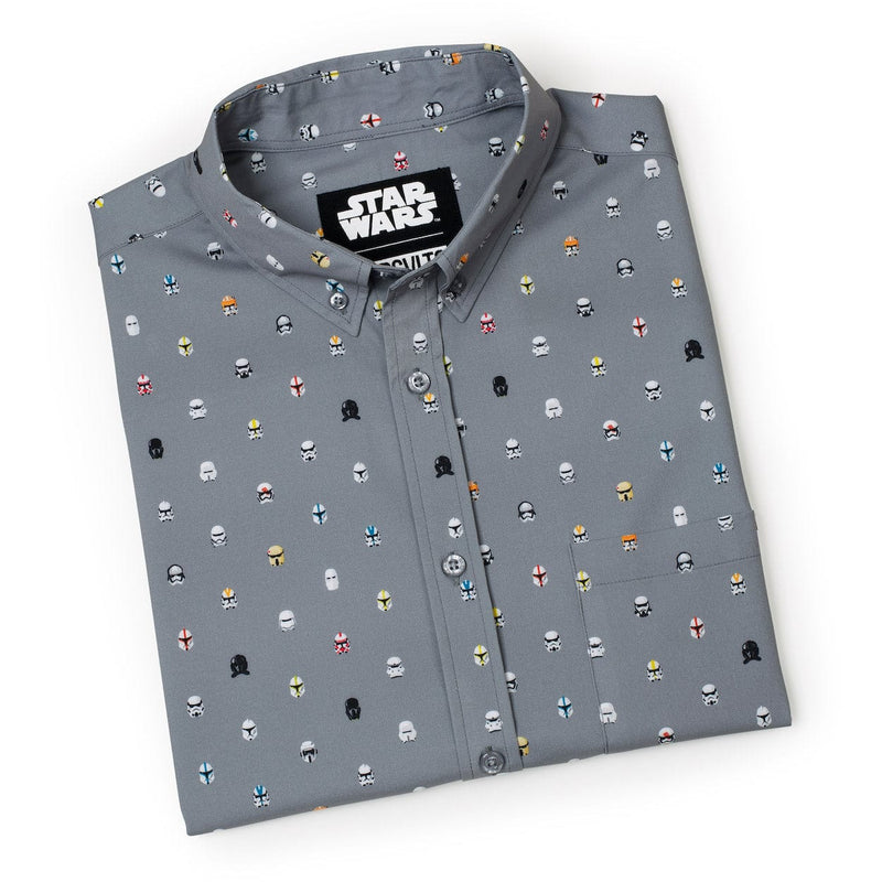 RSVLTS Lil Troopers KUNUFLEX Short Sleeve Shirt in Gray — detail 3