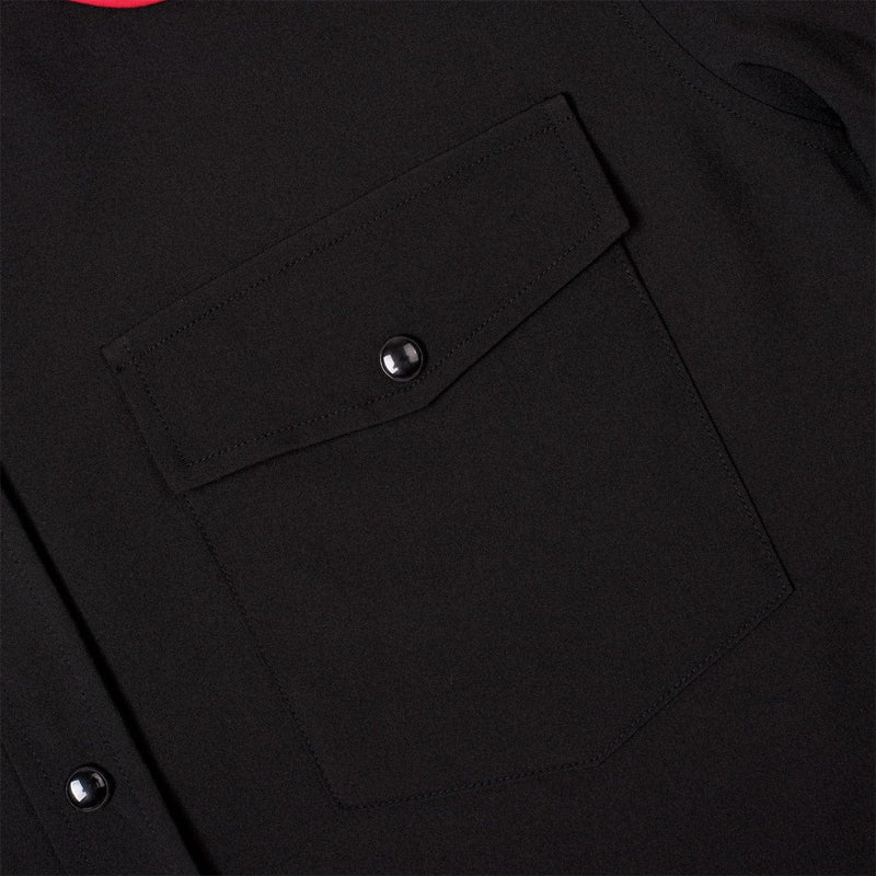 RSVLTS The Ultimate Weapon Roper Short Sleeve Shirt in Black — detail 2