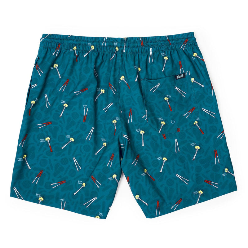 RSVLTS Let Me See That Tong Hybrid Shorts in Blue — detail 4
