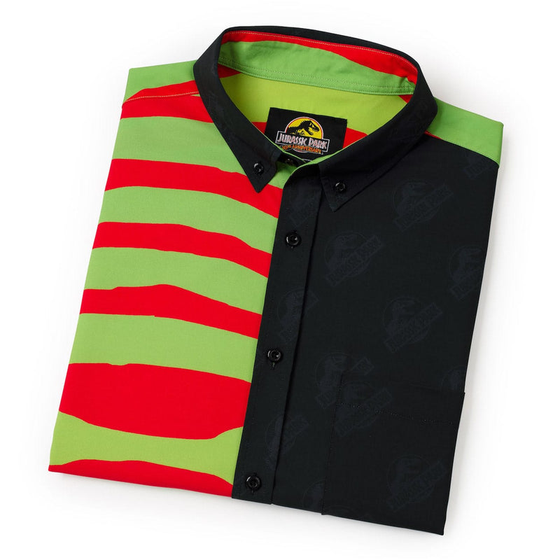 RSVLTS Tour Begins Here KUNUFLEX Short Sleeve Shirt in Black — detail 8