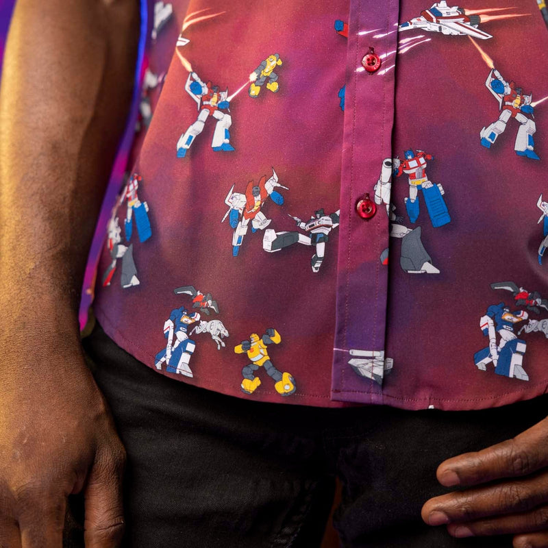 RSVLTS Heavy Metal War KUNUFLEX Short Sleeve Shirt — detail 3