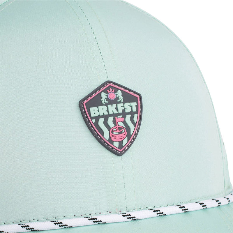 RSVLTS Tea Time City Trucker Hat in Green — detail 4