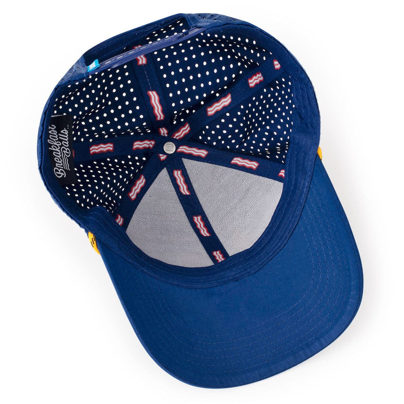 RSVLTS Breakfast Balls BC Trucker Hat in Blue — detail 3